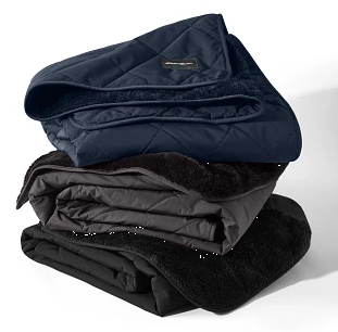 Eddie Bauer Quilted Insulated Fleece Blanket