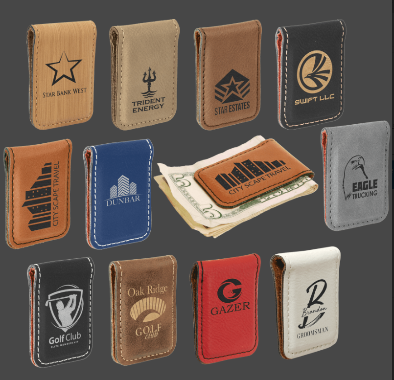 Leatherette Money Clip