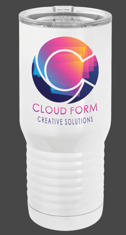 Sublimatable Polar Camel 20 oz. Tall White Vacuum Insulated Tumbler