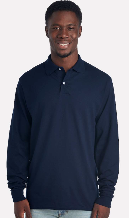 Jerzees Men's Dri-Power® Long Sleeve Polo