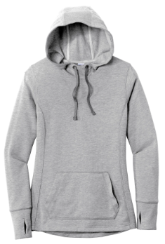 Sport-Tek ® Ladies PosiCharge ® Tri-Blend Wicking Fleece Hooded Pullover