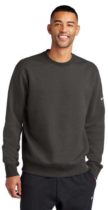 Nike Club Fleece Sleeve Swoosh Crew