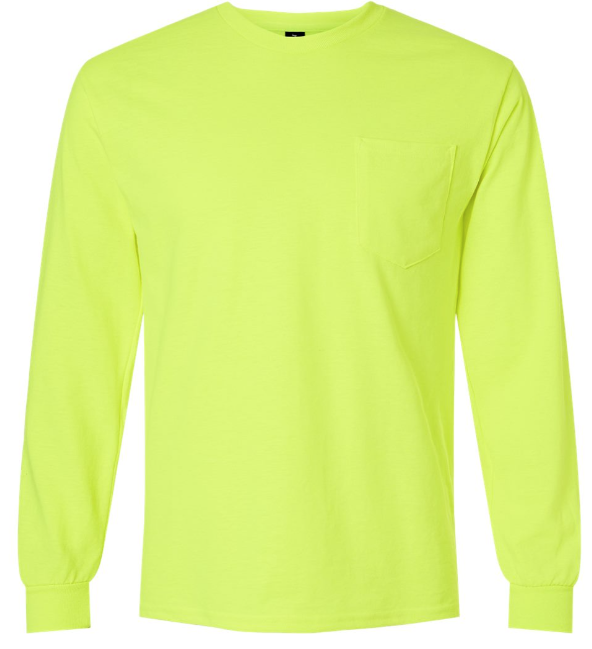 Gildan Unisex Ultra Cotton® Long Sleeve Pocket T-Shirt