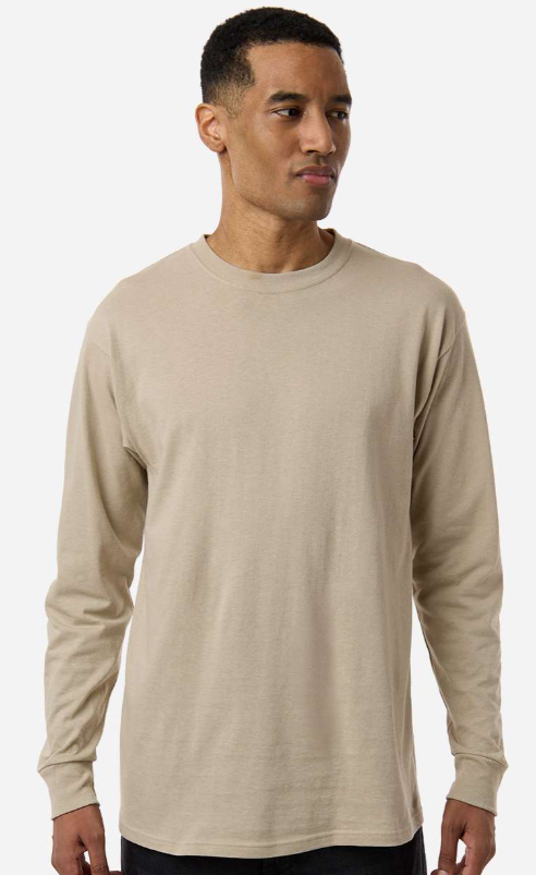 M&O Unisex Gold Soft Touch Long Sleeve T-Shirt