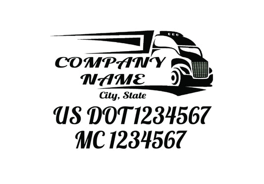 Truck Business Decals