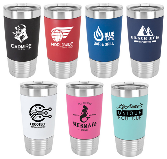 Polar Camel 20 oz. Silicone Grip Tumbler