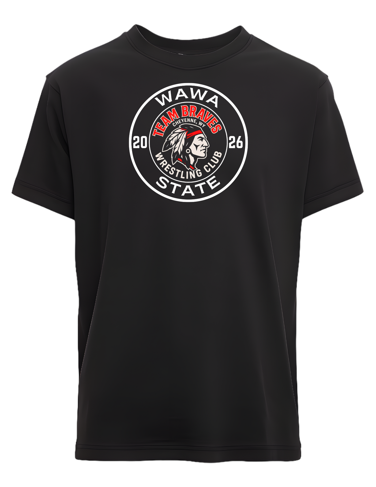 2026 Braves Wrestling State T-Shirt