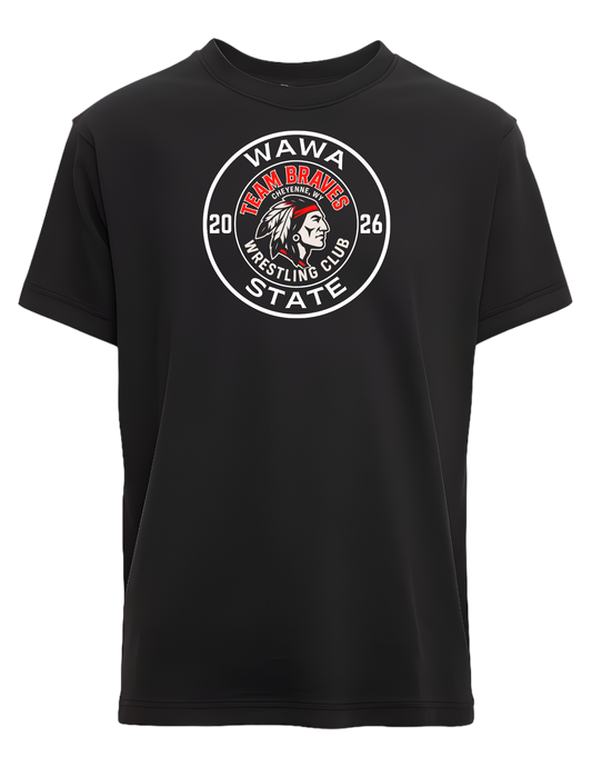 2026 Braves Wrestling State T-Shirt