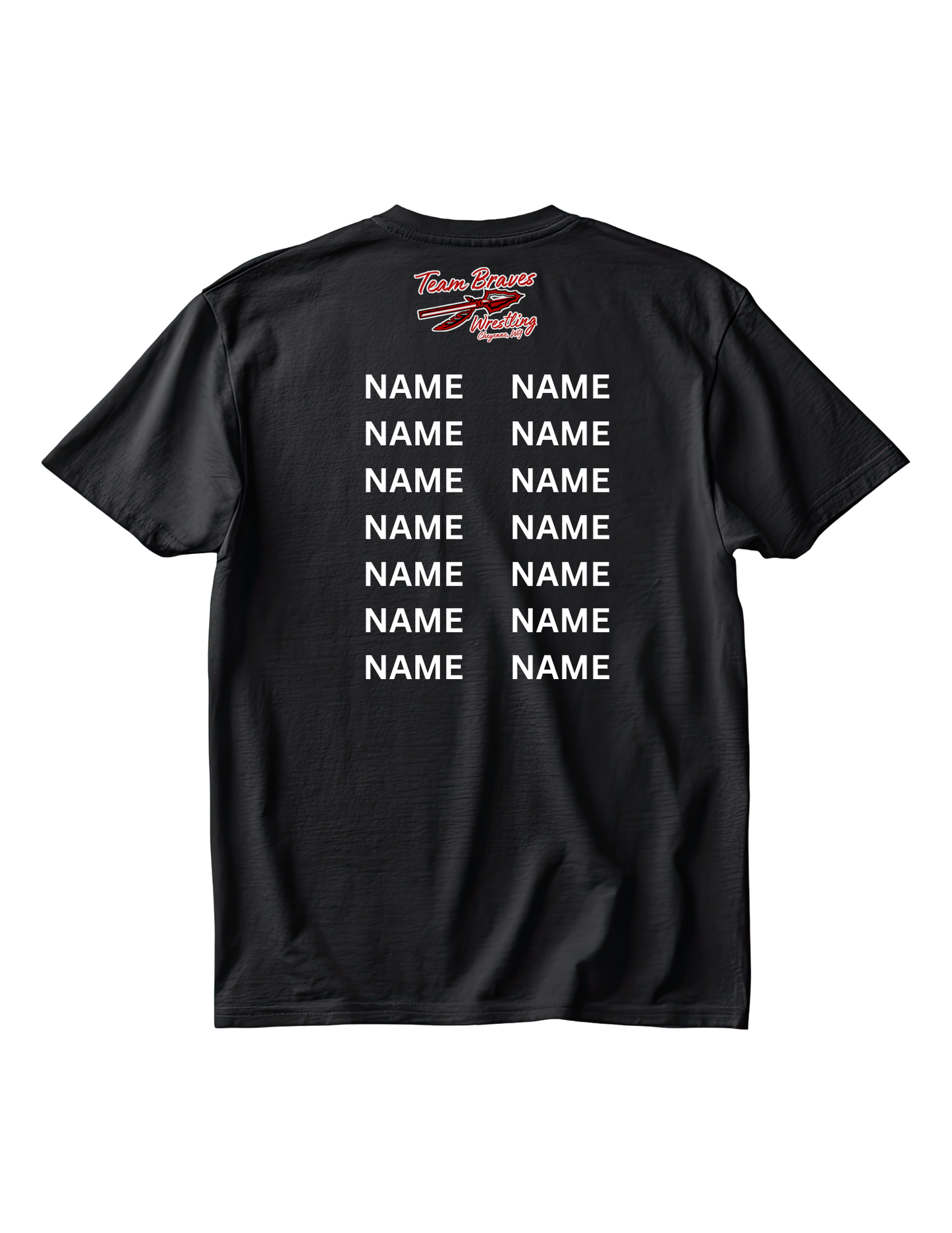 2026 Braves Wrestling State T-Shirt