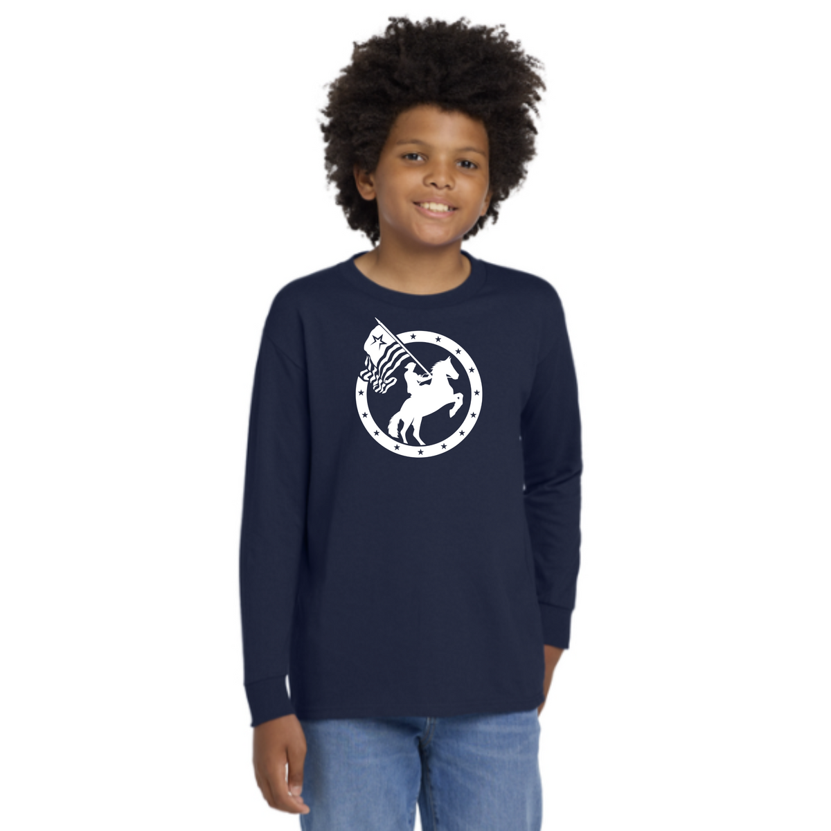 Gildan® Youth Heavy Cotton™ 100% Cotton Long Sleeve T-Shirt