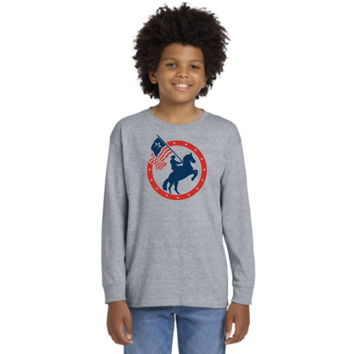Gildan® Youth Heavy Cotton™ 100% Cotton Long Sleeve T-Shirt