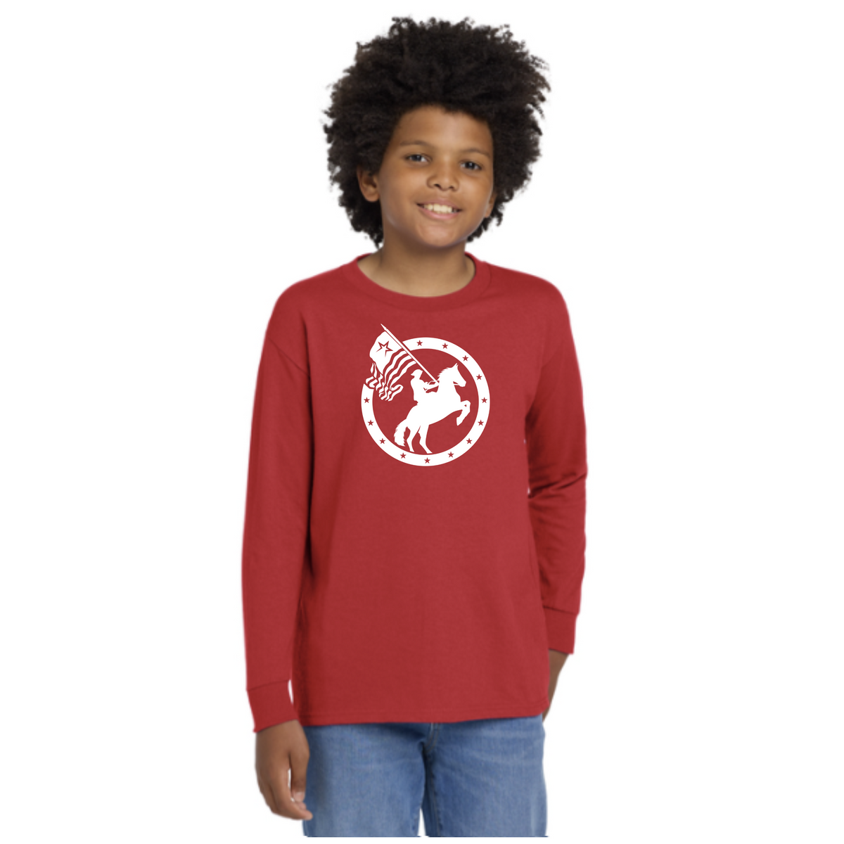 Gildan® Youth Heavy Cotton™ 100% Cotton Long Sleeve T-Shirt