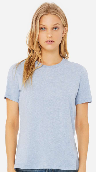 Bella Canvas - Women’s Relaxed Fit Heather CVC Tee