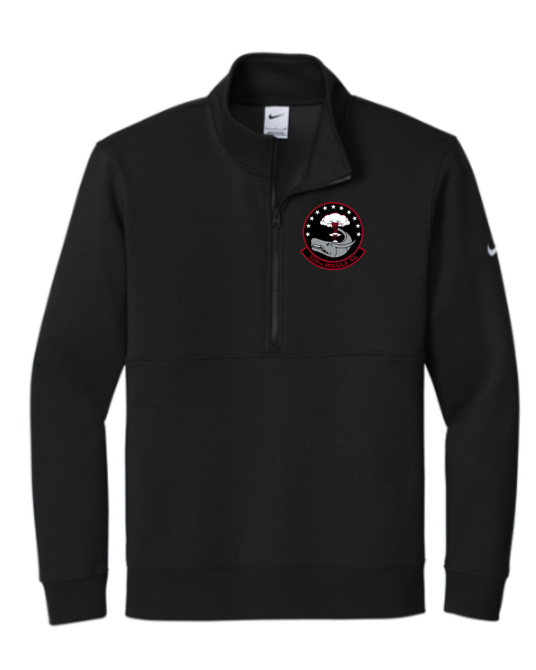 320MS Nike Club Fleece Sleeve Swoosh 1/2-Zip