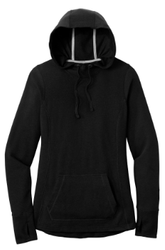 Sport-Tek ® Ladies PosiCharge ® Tri-Blend Wicking Fleece Hooded Pullover