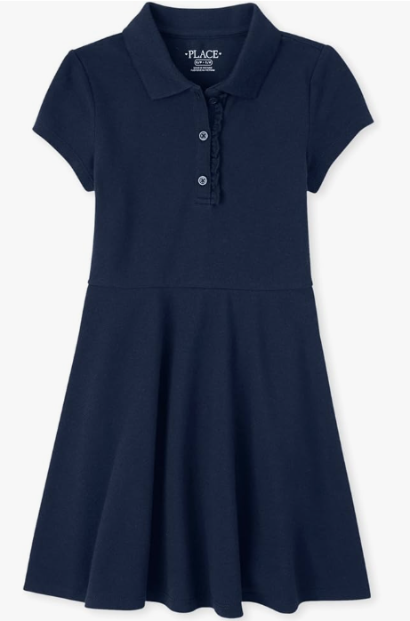 The Children's Place Girls' Pique Polo Dress