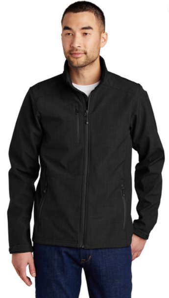 Eddie Bauer® Shaded Crosshatch Soft Shell Jacket