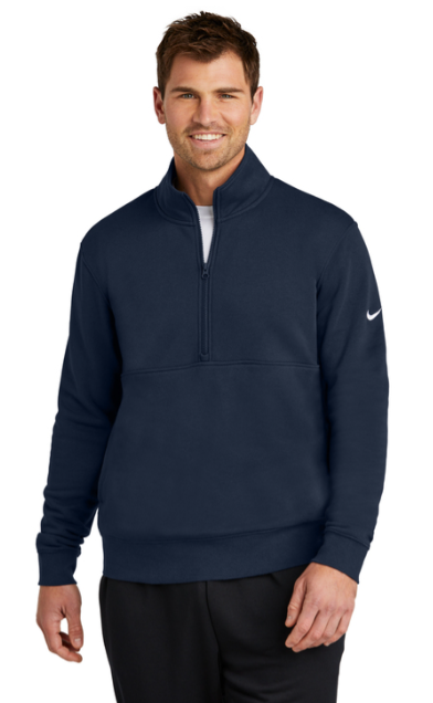 Nike Club Fleece Sleeve Swoosh 1/2-Zip