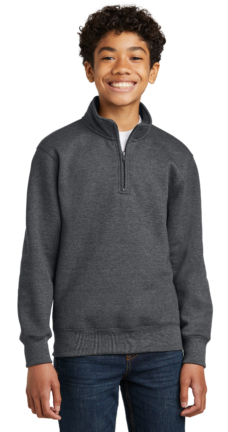 Port & Company ® Youth Core Fleece 1/4-Zip Pullover Sweatshirt