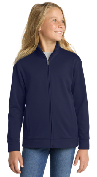 Sport-Tek® Youth Sport-Wick® Fleece Full-Zip Jacket