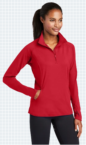 Sport-Tek® Ladies Sport-Wick® Stretch 1/4-Zip Pullover