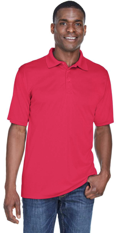 Ultraclub Men's Cool & Dry Sport Performance Interlock Polo