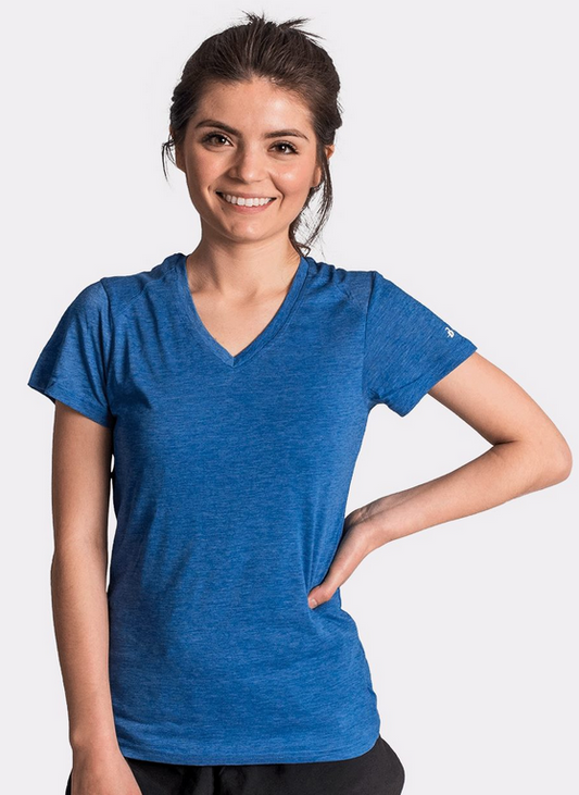 Badger - Women’s Triblend Performance V-Neck Short Sleeve T-Shirt