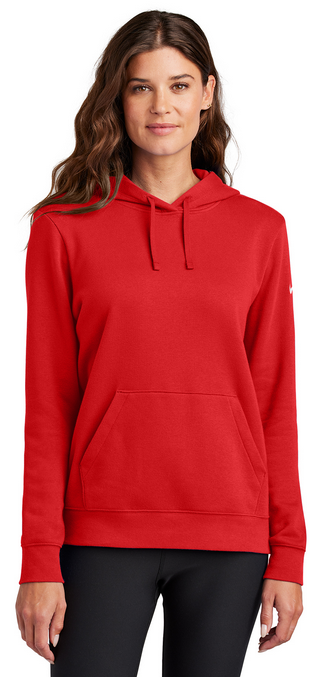 Nike Women's Club Fleece Sleeve Swoosh Pullover Hoodie
